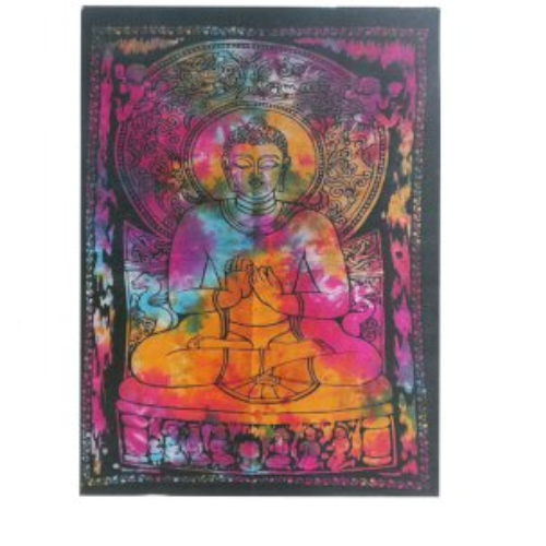 Tie Dye Buddha wall hanging