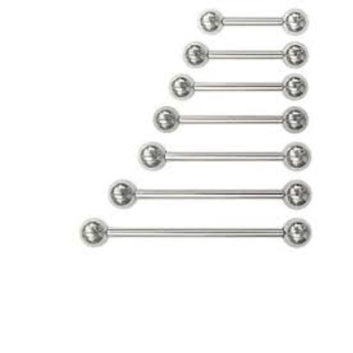 Barbell 1.6mm x 16mm with 5mm balls