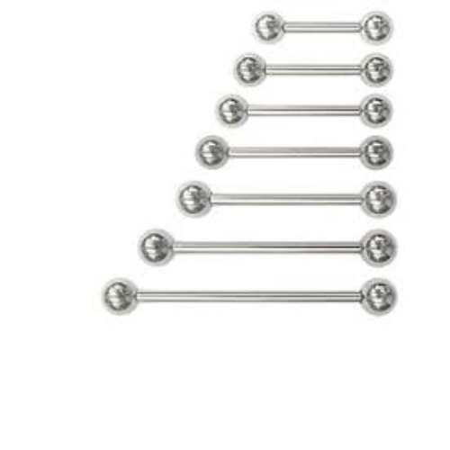 Barbell 1.6mm x 16mm with 4mm balls