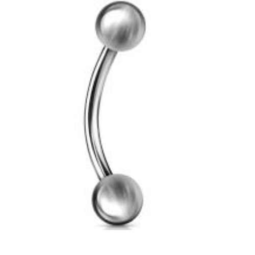 Curved Barbell 1.6mm x  12mm