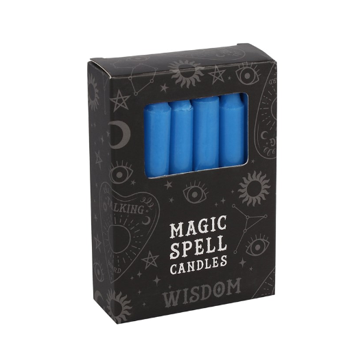 Blue Spell Candles Wisdom