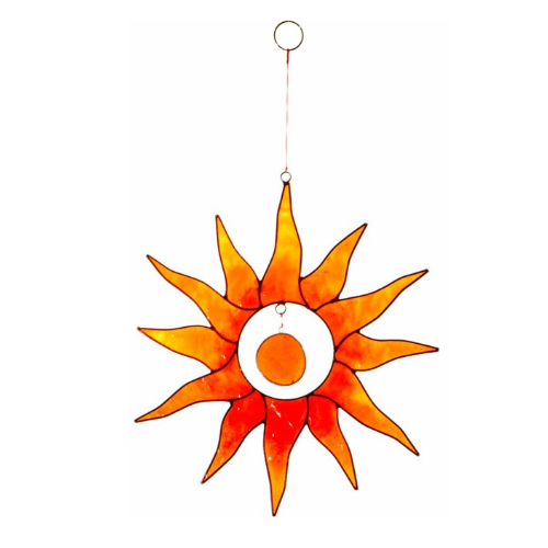 Orange Sun Suncatcher