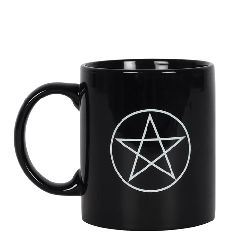 Pentagram Black Mug