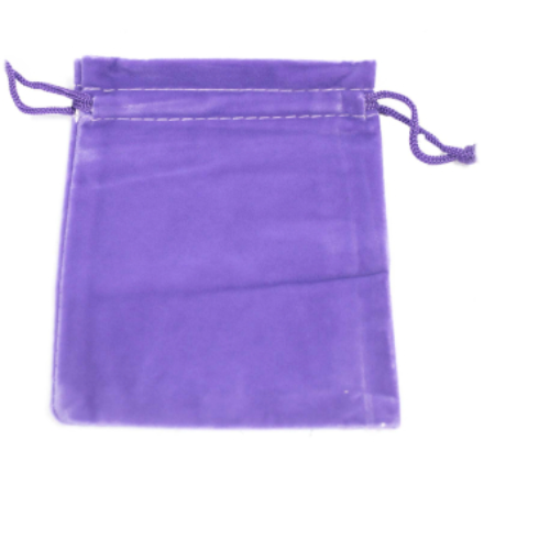 Quality Velvet Pouch - Purple 10x12cm