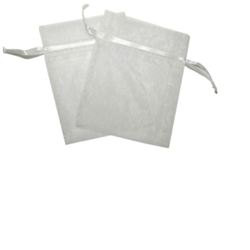 Med Organza Bags - White 10x13 (cm)