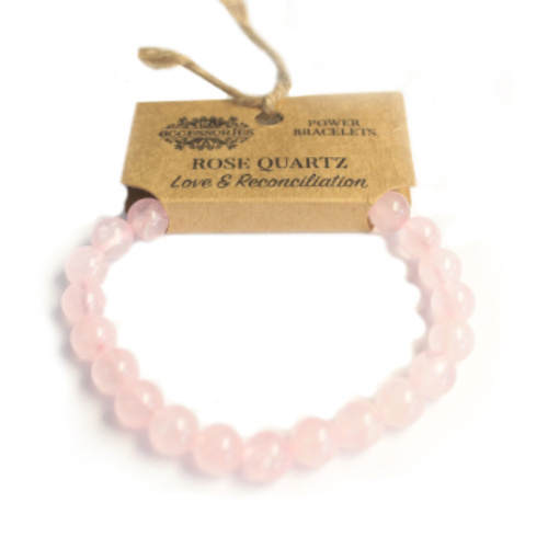 Power Bracelet - Rose Quartz