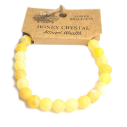 Power Bracelet - Honey Crystal