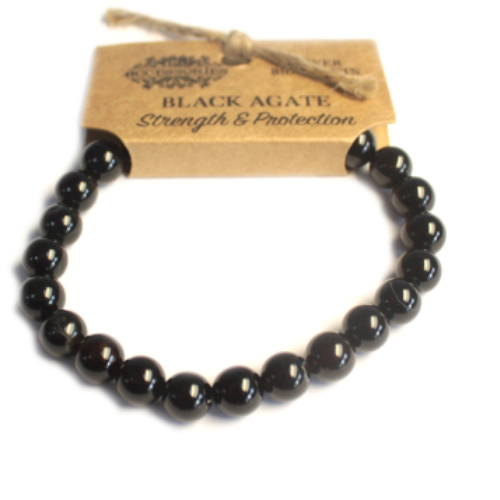 Power Bracelet - Black Agate