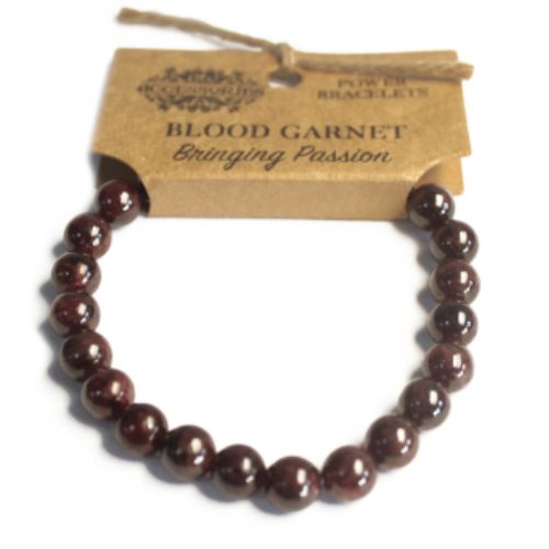 Power Bracelet - Blood Garnet