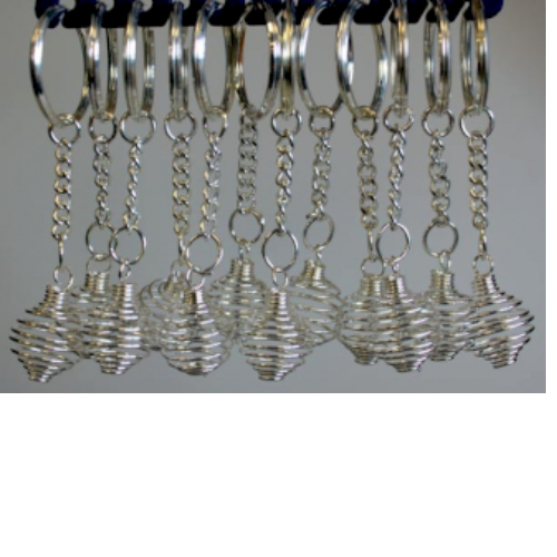 Spiral Cage Key-rings