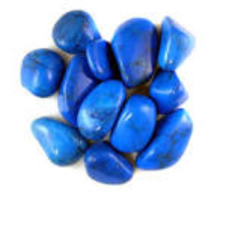 Blue Howlite Tumbled Stones