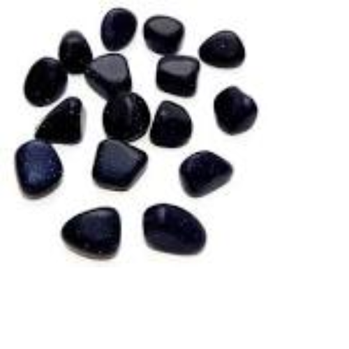 Blue Goldstone Tumbled Stones