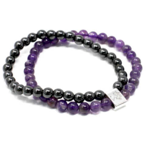 Amethyst magnetic Bracelet