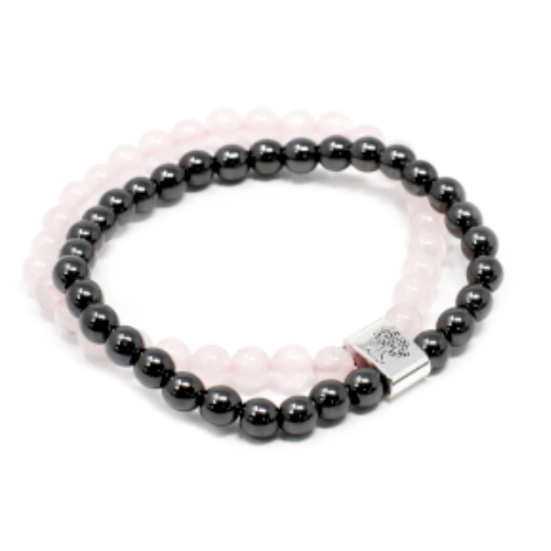 Rose Quartz Magnetic Bracelet