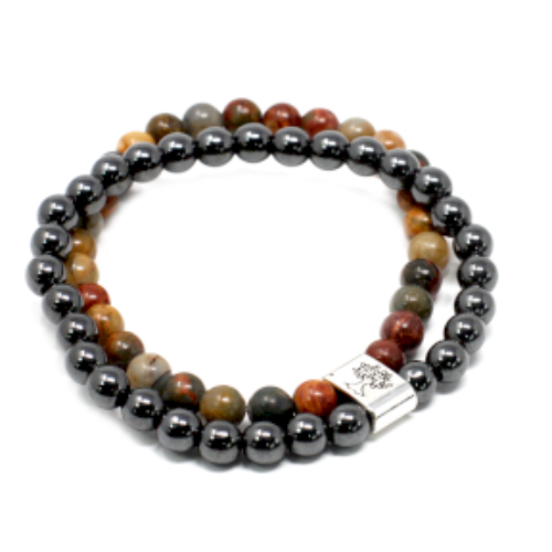 Picasso Jasper Magnetic Bracelet