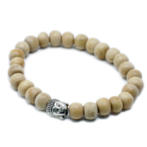 Fragrant Sandal Beads & Buddah Bangle