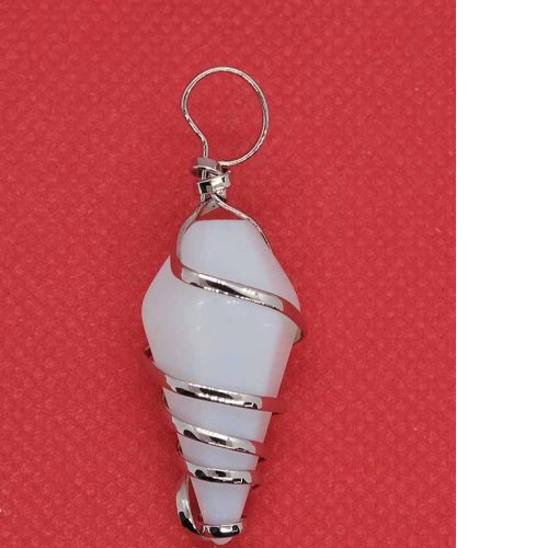 Opalite Wired  Cone Pendant