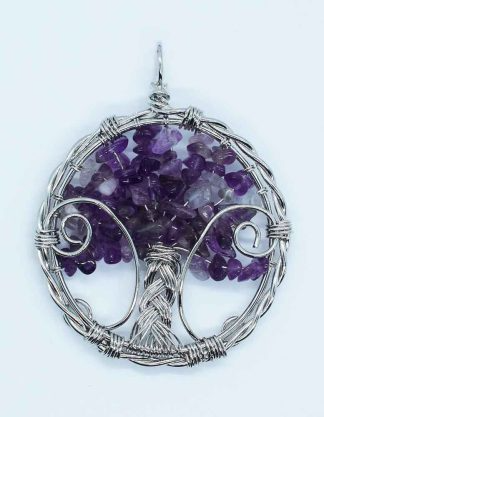 Amethyst Tree of Life Pendant