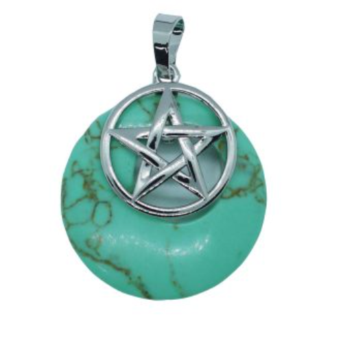 Turquoise best sale donut pendant