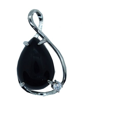 Onyx fancy Rose drop  Pendant