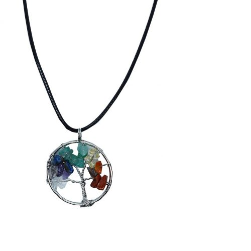 Chakra Tree of Life Pendant