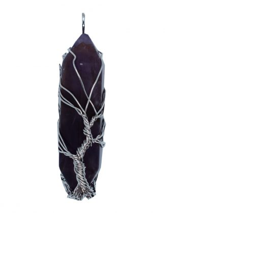 Tree of Light Wired Amethyst Pendant