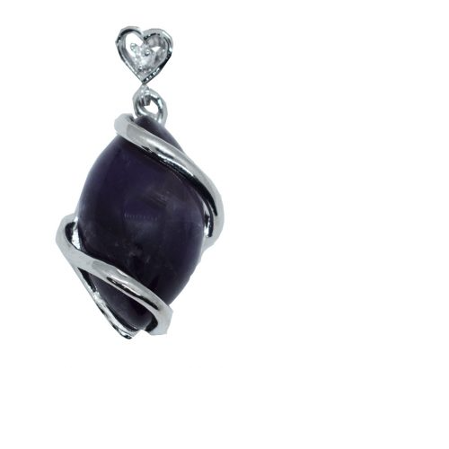 Oval Amethyst Pendant