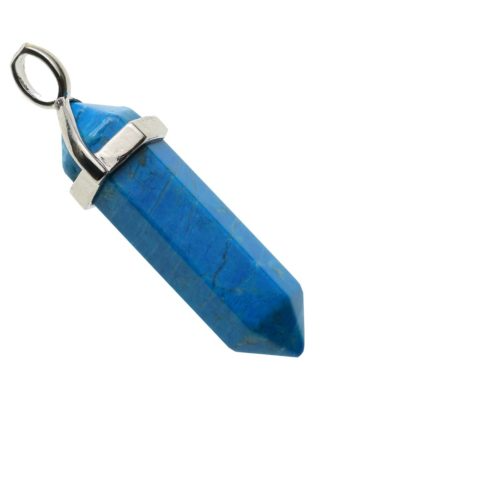 Blue Howlite Wand Pendant