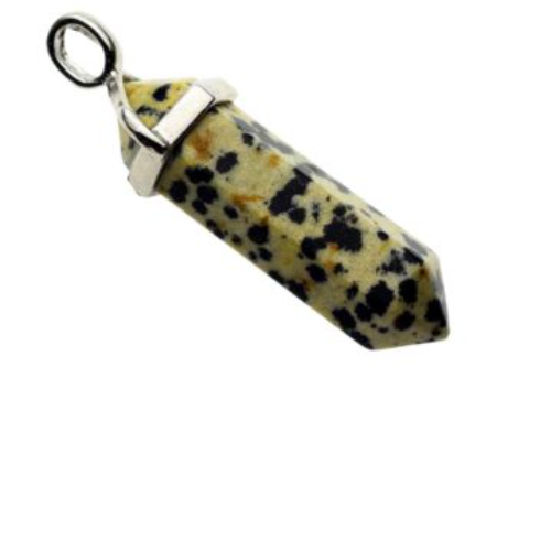 Dalmation Jasper Wand Pendant