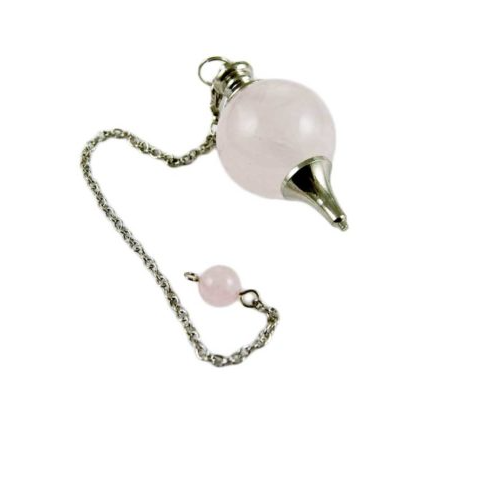 Pendulum With 20mm Ball Rose Quartz