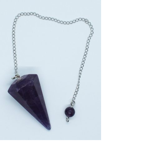 Faceted Flourite Pendulum