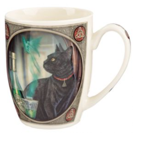Lisa Parker Absinthe Cat Porcelain Mug