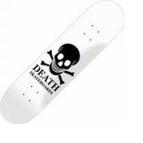 Death White OG Skull Deck 8.25