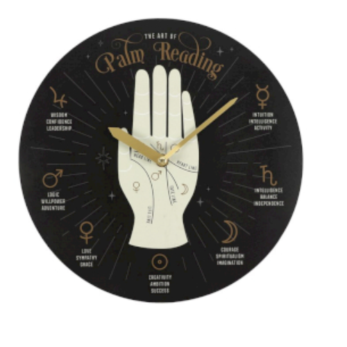 Palm Reading Clock