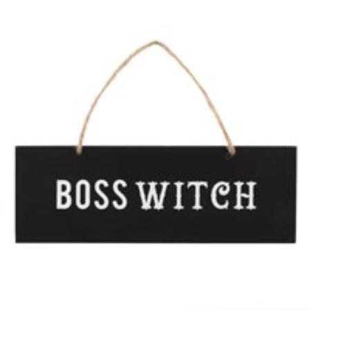 Boss Witch Wall Sign