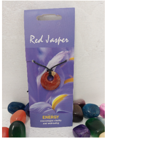 Red Jasper Agogo Pendant
