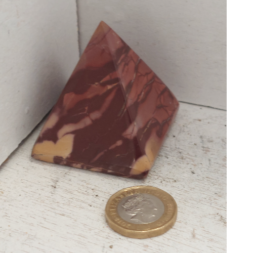 High Atlas Mountain Agate Pyramid