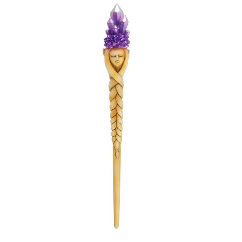 Purple Crystal Goddess Wand