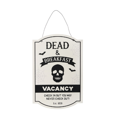 30cm Dead and Breakfast Hanging Sign