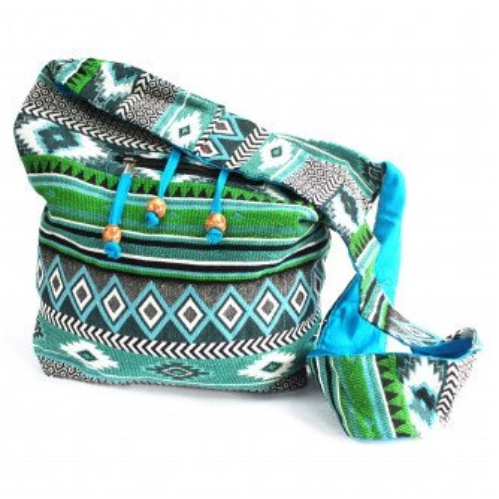 Jacquard Student Bag Teal