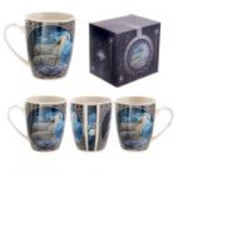 Lisa Parker New Design Howling Wolf Bone China Mug Lisa Parker New Design Howling Wolf Bone China Mug