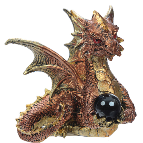 Enchanted Nightmare Dragon - Elements Crystal -Gold