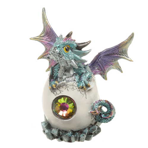 Enchanted Nightmare Dragon Crystal Birth -  Light Blue