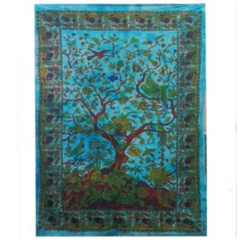 Tie Dye Tree of Life wall hanging