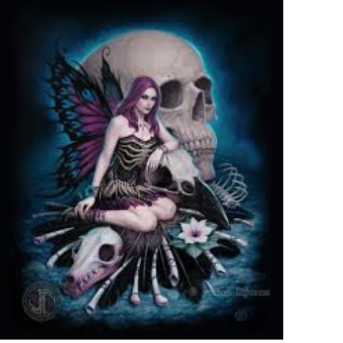 Bone Fairy Blank Greeting Card