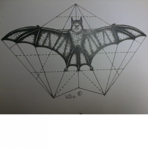 Hilly design Geometric Bat