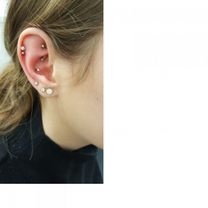 Pierceing by Tony -   Double Helix and Conch
